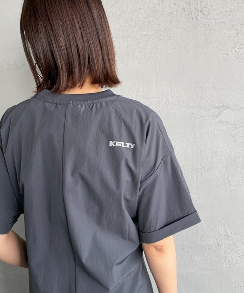KELTY（ケルティ）の「[KELTY/ケルティ] 別注 ラッシュコンフォート ショートスリーブナイロンワンピース（ワンピース・レディース・オリーブ/ブラック/チャコールグレー・F）」の12枚目の写真