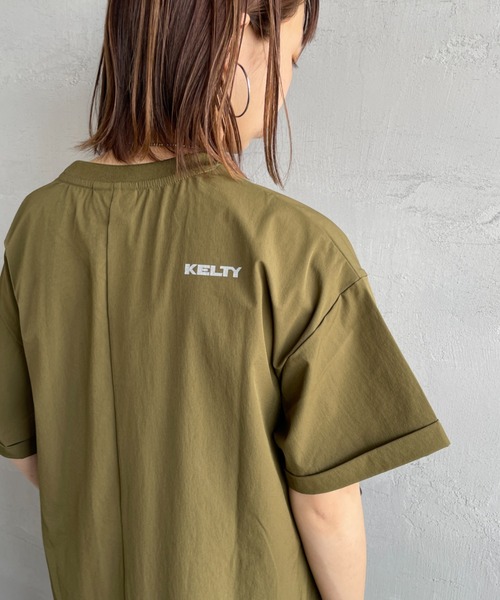 KELTY（ケルティ）の「[KELTY/ケルティ] 別注 ラッシュコンフォート ショートスリーブナイロンワンピース（ワンピース・レディース・オリーブ/ブラック/チャコールグレー・F）」の22枚目の写真