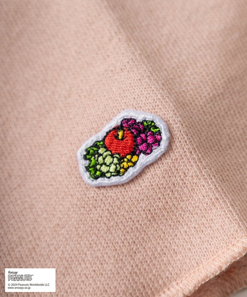 PEANUTS(ピーナッツ)の「【0】【Fruit of the Loom/フルーツオブザルーム】PEANUTSコラボ ヴィンテージイラストデザイン 7分袖プリントトレーナー /キャラクタースウェット/ 半端丈/ビッグシルエット/ ユニセックス(スウェット・レディース・ライトピンク/オフホワイト/イエロー/グリーン・S/M/L)」の11枚目の写真