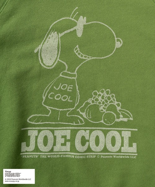 PEANUTS(ピーナッツ)の「【0】【Fruit of the Loom/フルーツオブザルーム】PEANUTSコラボ ヴィンテージイラストデザイン 7分袖プリントトレーナー /キャラクタースウェット/ 半端丈/ビッグシルエット/ ユニセックス(スウェット・レディース・ライトピンク/オフホワイト/イエロー/グリーン・S/M/L)」の16枚目の写真