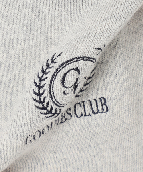 新品未使用❤️GOODIES CLUBエンブレムニットプルオーバー　♡グレー 再入荷！》【セットアップ対応/自宅ケア可能】GOODIES CLUB