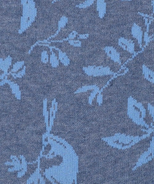 Paul Smith（ポールスミス）の「ボタニカルラビット ソックス【150611 DRO】（ソックス/靴下・メンズ・ネイビー/ライトインディゴブルー/ダークパープル/レッド・25-27）」の5枚目の写真