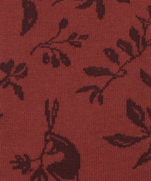 Paul Smith（ポールスミス）の「ボタニカルラビット ソックス【150611 DRO】（ソックス/靴下・メンズ・ネイビー/ライトインディゴブルー/ダークパープル/レッド・25-27）」の7枚目の写真