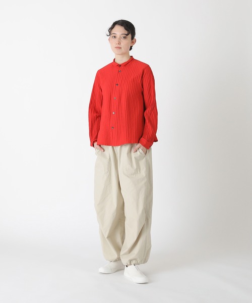 Plantation（プランテーション）の「ECO WAVE / シャツ / (O)（シャツ/ブラウス・レディース・レッド/ブラック/オフホワイト・M size/XL/L size）」の11枚目の写真