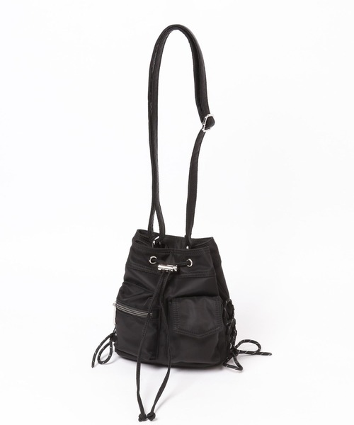 PAGEBOY（ページボーイ）の「WポケットキンチャクBAG（ボディバッグ/ウエストポーチ・レディース・ブラック/ダークグリーン・FREE）」の10枚目の写真