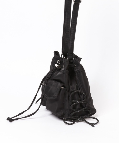 PAGEBOY（ページボーイ）の「WポケットキンチャクBAG（ボディバッグ/ウエストポーチ・レディース・ブラック/ダークグリーン・FREE）」の13枚目の写真