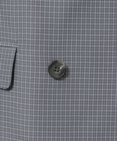 LAKOLE（ラコレ）の「チェックダブルジャケット / 290761（テーラードジャケット・レディース・ネイビー/グレー/ベージュ・MEDIUM/LARGE）」の5枚目の写真