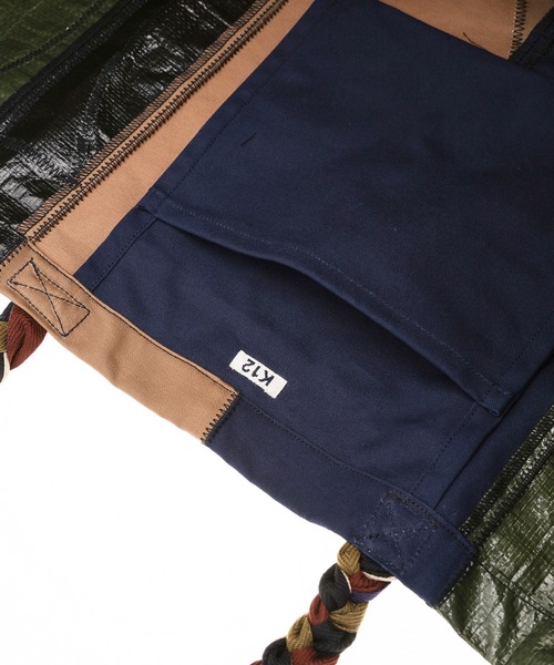 KHOKI(コッキ)の「Souvenir bag(トートバッグ・メンズ・カーキ/オレンジ・FREE)」の10枚目の写真