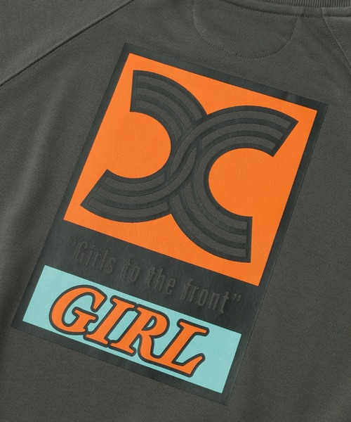 X-girl（エックスガール）の「X-GIRL/エックスガール クロップド丈スウェット 155251012004（スウェット・レディース・グレー/ライトブルー/ホワイト/ライム/オレンジ/ライトイエロー・L/M）」の15枚目の写真