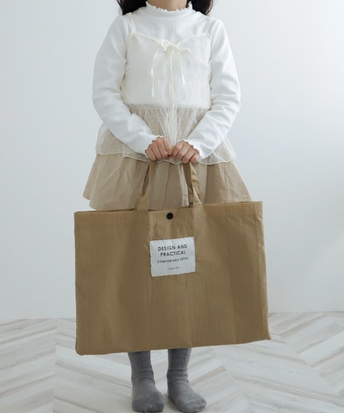 VitaFelice（ヴィータフェリーチェ）の「入学5点セット【小学生学用品】 入学準備 レッスンバッグ（トートバッグ・キッズ・ブラック/ブルー/サンドベージュ・FREE）」の7枚目の写真