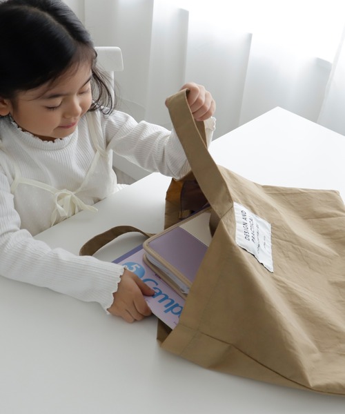 VitaFelice（ヴィータフェリーチェ）の「入学5点セット【小学生学用品】 入学準備 レッスンバッグ（トートバッグ・キッズ・ブラック/ブルー/サンドベージュ・FREE）」の5枚目の写真