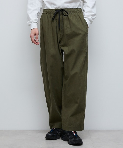 Firsthand（ファーストハンド）の「カジュアル綿麻ワイドパンツ（その他パンツ・メンズ・カーキ/ダークブラウン/ブラック/ナチュラル/グリーン・マルチサイズ）」の4枚目の写真