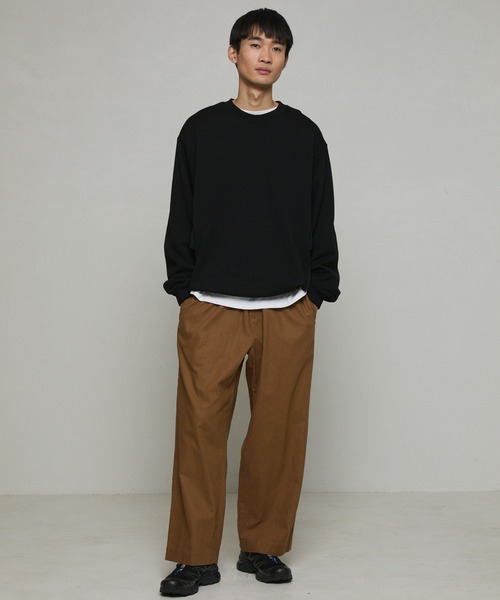 Firsthand（ファーストハンド）の「カジュアル綿麻ワイドパンツ（その他パンツ・メンズ・カーキ/ダークブラウン/ブラック/ナチュラル/グリーン・マルチサイズ）」の13枚目の写真