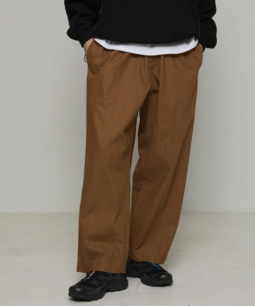 Firsthand（ファーストハンド）の「カジュアル綿麻ワイドパンツ（その他パンツ・メンズ・カーキ/ダークブラウン/ブラック/ナチュラル/グリーン・マルチサイズ）」の14枚目の写真