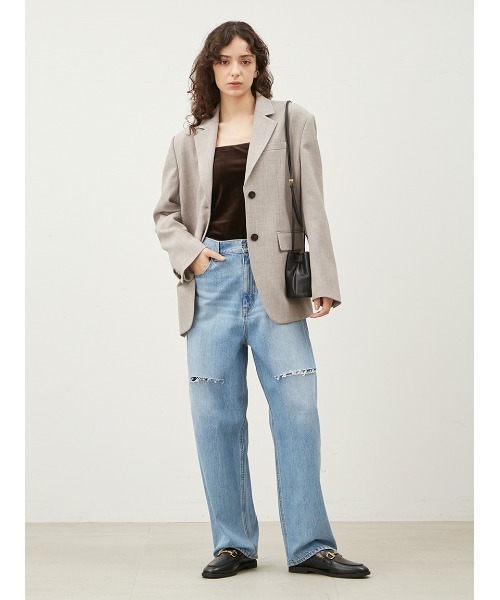 Mila Owen(ミラオーウェン)の「ベロアカップインキャミソール【手洗い可能】(キャミソール・レディース・チャコールグレー/ダークブラウン/ブラック・1/0)」の5枚目の写真