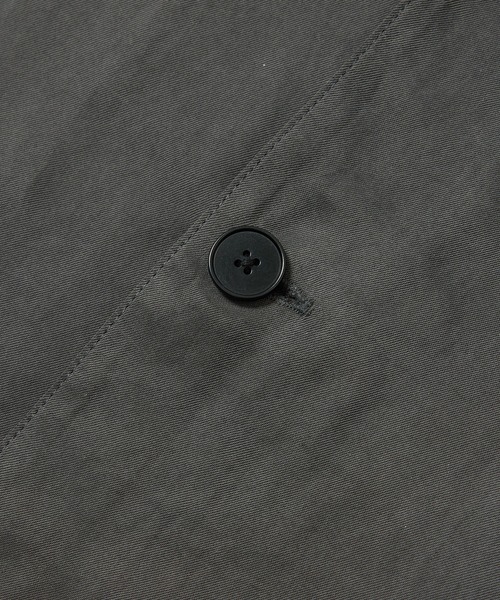 ADAM ET ROPE'（アダムエロペ）の「キュプラビスコース シャツジャケット / セットアップ対応（シャツ/ブラウス・メンズ・イエロー系その他3/カーキ/スミクロ/ブラック系その他3・M/L）」の11枚目の写真