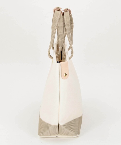 N.I.B（エヌアイビー）の「【N.I.B】別注キャンパストートバッグ（トートバッグ・レディース・ベージュ/ナチュラル/ネイビー・FREE）」の11枚目の写真