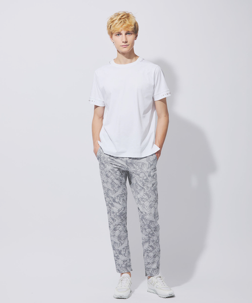 5351 POUR LES HOMMES(ゴーサンゴーイチプールオム)の「スタッズ 半袖 Tシャツ(Tシャツ/カットソー・メンズ・ブラック/ホワイト・44/46/48/50)」の3枚目の写真