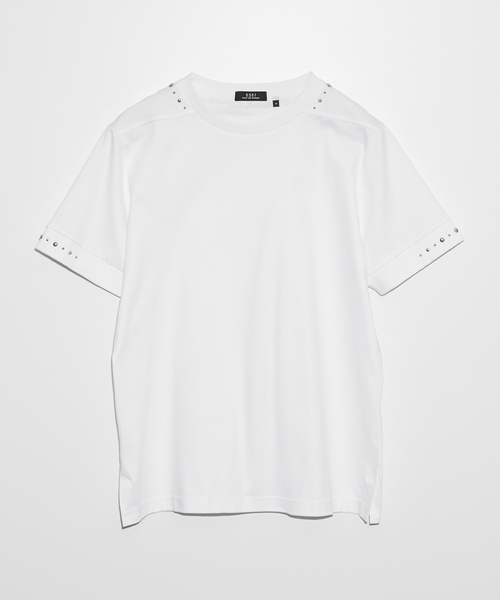 5351 POUR LES HOMMES(ゴーサンゴーイチプールオム)の「スタッズ 半袖 Tシャツ(Tシャツ/カットソー・メンズ・ブラック/ホワイト・44/46/48/50)」の4枚目の写真