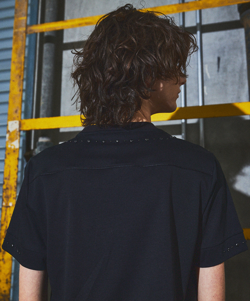 5351 POUR LES HOMMES(ゴーサンゴーイチプールオム)の「スタッズ 半袖 Tシャツ(Tシャツ/カットソー・メンズ・ブラック/ホワイト・44/46/48/50)」の18枚目の写真
