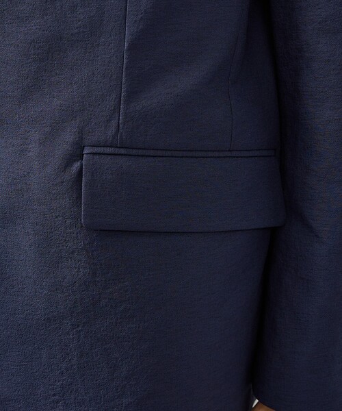 ABAHOUSE（アバハウス）の「【セットアップ対応】リネンライク ライトジャケット / 軽量 ストレッチ 手洗い可（セットアップ・メンズ・ブラック/ネイビー/ダークベージュ/ベージュ・44/48/50/46）」の8枚目の写真