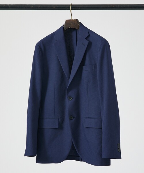 ABAHOUSE（アバハウス）の「【セットアップ対応】リネンライク ライトジャケット / 軽量 ストレッチ 手洗い可（セットアップ・メンズ・ブラック/ネイビー/ダークベージュ/ベージュ・44/48/50/46）」の11枚目の写真