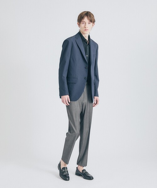 ABAHOUSE（アバハウス）の「【セットアップ対応】リネンライク ライトジャケット / 軽量 ストレッチ 手洗い可（セットアップ・メンズ・ブラック/ネイビー/ダークベージュ/ベージュ・44/48/50/46）」の13枚目の写真