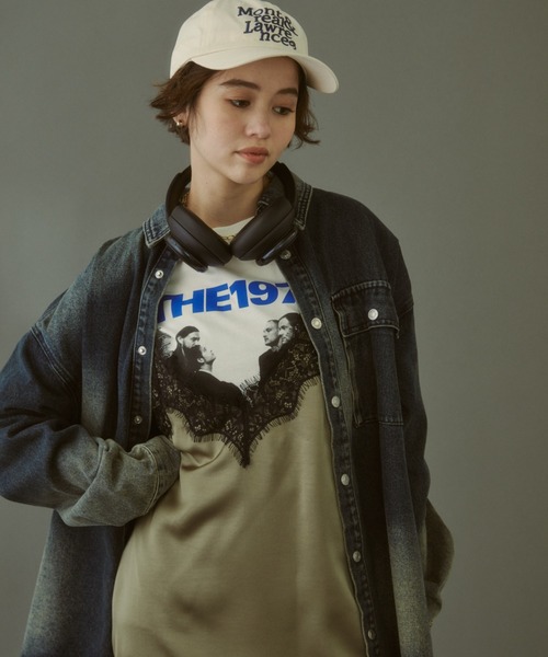 MIRROR STOKE（ミラーストーク）の「≪WEB限定≫【新色追加】LINGERIE CAMISOLE ONEPIECE/ランジェリーキャミソールワンピース（ワンピース・レディース・オリーブ/ブラック/グレイッシュベージュ・MEDIUM）」の17枚目の写真