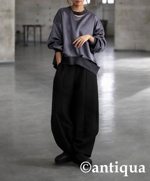 antiqua(アンティカ)の「コクーンパンツ(その他パンツ・レディース・ブラック・ONESIZE/TL)」の5枚目の写真
