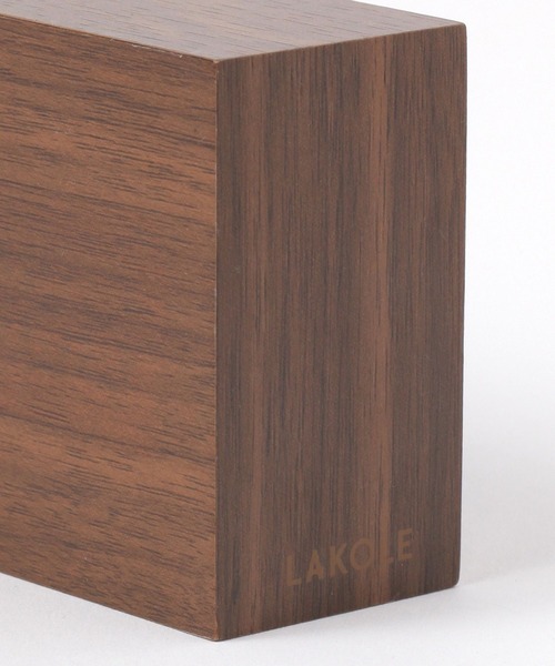 LAKOLE（ラコレ）の「デジタルクロックWOOD[レクタングル] / 289907（置時計・レディース・ナチュラル/ブラウン・FREE）」の9枚目の写真