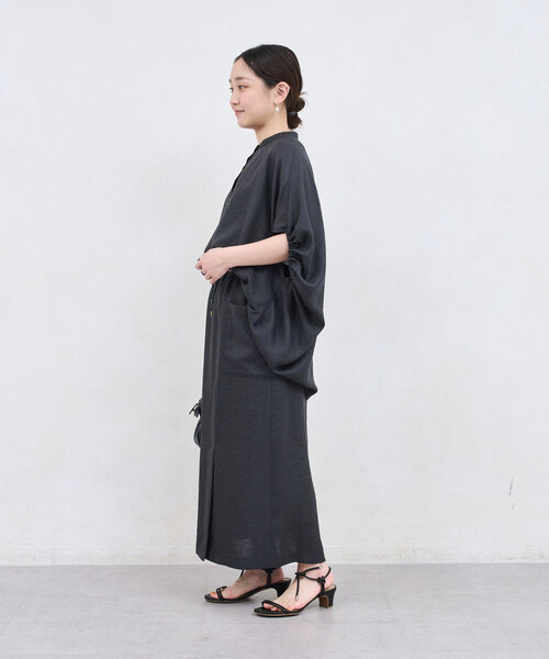 BEARDSLEY（ビアズリー）の「麻調合繊ポケットスカート（スカート・レディース・チャコールグレー/ベージュ・0/1/2）」の19枚目の写真