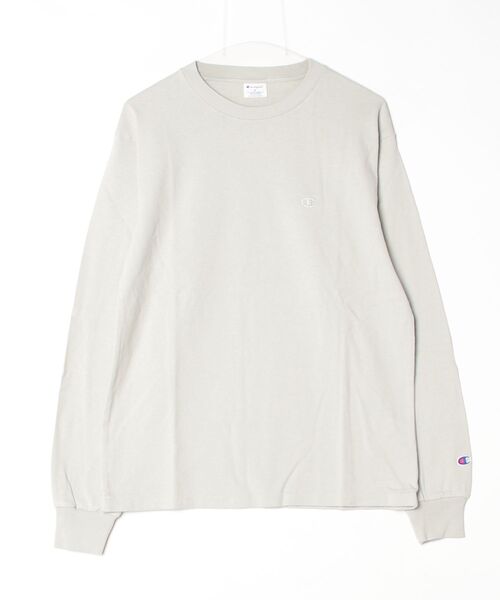 Champion(チャンピオン)の「【Champion/チャンピオン】直営限定コレクション メンズ ロングスリーブTシャツ(Tシャツ/カットソー・メンズ・グレー系その他/ブラック/オフホワイト/グレー/ダークネイビー/ベージュ/パープル/その他35・SMALL/MEDIUM/LARGE/X-LARGE)」の8枚目の写真