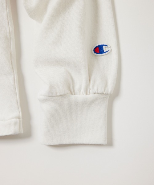Champion(チャンピオン)の「【Champion/チャンピオン】直営限定コレクション メンズ ロングスリーブTシャツ(Tシャツ/カットソー・メンズ・グレー系その他/ブラック/オフホワイト/グレー/ダークネイビー/ベージュ/パープル/その他35・SMALL/MEDIUM/LARGE/X-LARGE)」の14枚目の写真