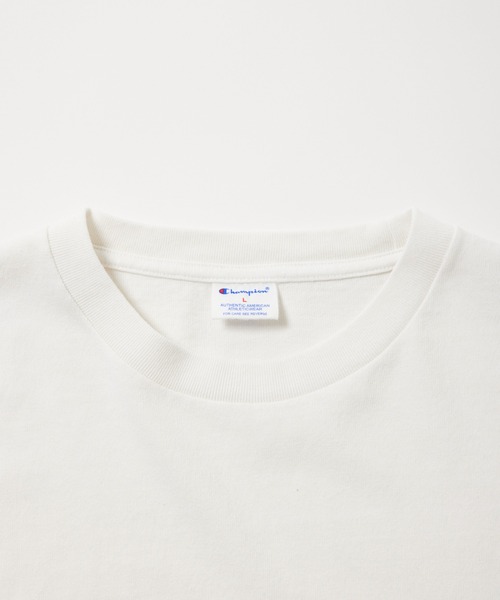 Champion(チャンピオン)の「【Champion/チャンピオン】直営限定コレクション メンズ ロングスリーブTシャツ(Tシャツ/カットソー・メンズ・グレー系その他/ブラック/オフホワイト/グレー/ダークネイビー/ベージュ/パープル/その他35・SMALL/MEDIUM/LARGE/X-LARGE)」の15枚目の写真