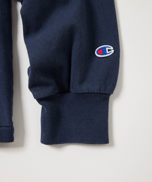 Champion(チャンピオン)の「【Champion/チャンピオン】直営限定コレクション メンズ ロングスリーブTシャツ(Tシャツ/カットソー・メンズ・グレー系その他/ブラック/オフホワイト/グレー/ダークネイビー/ベージュ/パープル/その他35・SMALL/MEDIUM/LARGE/X-LARGE)」の9枚目の写真
