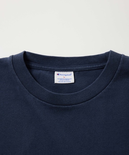 Champion(チャンピオン)の「【Champion/チャンピオン】直営限定コレクション メンズ ロングスリーブTシャツ(Tシャツ/カットソー・メンズ・グレー系その他/ブラック/オフホワイト/グレー/ダークネイビー/ベージュ/パープル/その他35・SMALL/MEDIUM/LARGE/X-LARGE)」の10枚目の写真