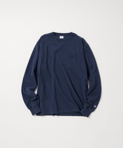Champion(チャンピオン)の「【Champion/チャンピオン】直営限定コレクション メンズ ロングスリーブTシャツ(Tシャツ/カットソー・メンズ・グレー系その他/ブラック/オフホワイト/グレー/ダークネイビー/ベージュ/パープル/その他35・SMALL/MEDIUM/LARGE/X-LARGE)」の12枚目の写真