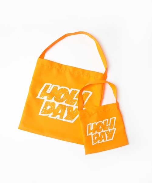 HOLIDAY(ホリデイ)の「MINI TOTE BAG (TWO STEPS) ミニトートバッグ (トゥーステップス)(トートバッグ・レディース・ホワイト/オレンジ/イエロー・ONE SIZE)」の7枚目の写真