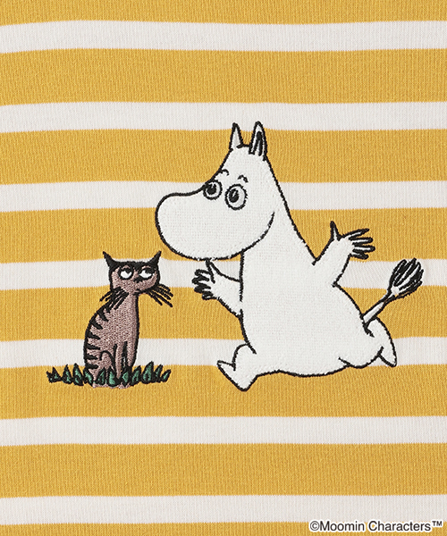 kladskap（クレードスコープ）の「MOOMIN/ボーダー長袖Tシャツ（Tシャツ/カットソー・キッズ・ブルー/イエロー・90cm/100cm/110cm/120cm）」の7枚目の写真