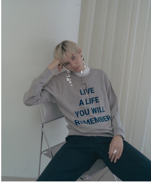 Muel Chic(ミュエルシック)の「Life sweat ライフスウェット(スウェット・レディース・ブラック/ヘザーグレー/オートミール・FREE)」の20枚目の写真