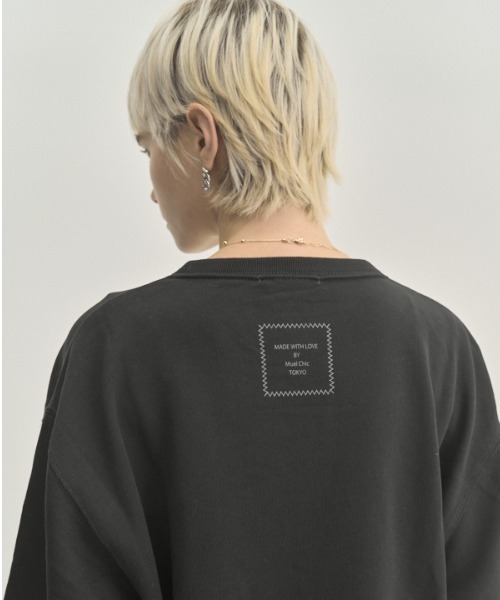 Muel Chic(ミュエルシック)の「Life sweat ライフスウェット(スウェット・レディース・ブラック/ヘザーグレー/オートミール・FREE)」の14枚目の写真