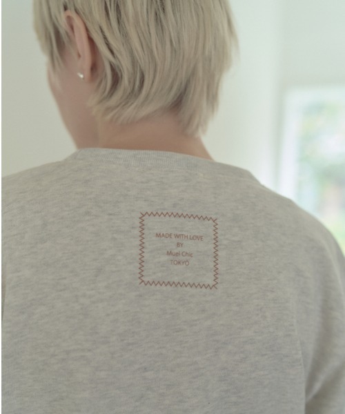 Muel Chic(ミュエルシック)の「Life sweat ライフスウェット(スウェット・レディース・ブラック/ヘザーグレー/オートミール・FREE)」の9枚目の写真
