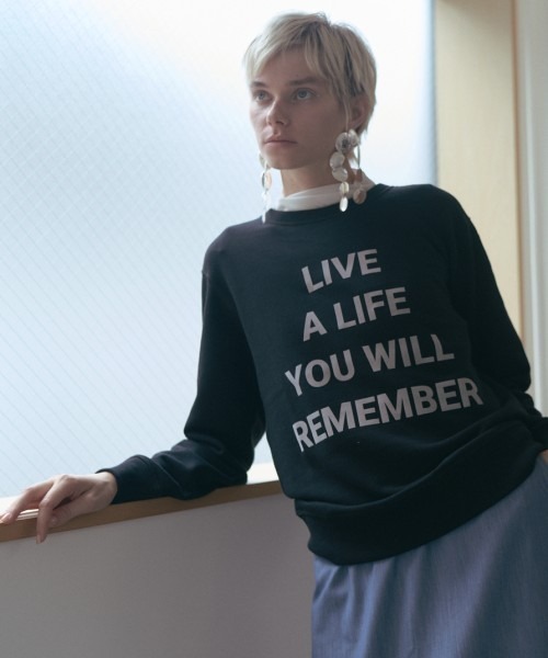 Muel Chic(ミュエルシック)の「Life sweat ライフスウェット(スウェット・レディース・ブラック/ヘザーグレー/オートミール・FREE)」の16枚目の写真
