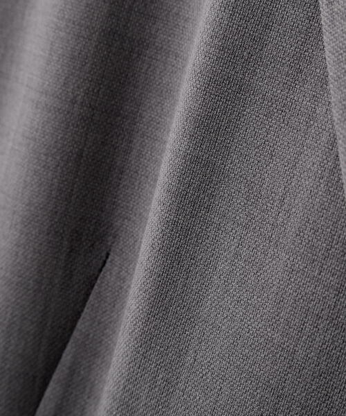 NATURAL BEAUTY BASIC（ナチュラルビューティーベーシック）の「◇リネンライクダブルブレストボクシージャケット（テーラードジャケット・レディース・ネイビー/チャコールグレー/カーキ/ブラウン・MEDIUM/SMALL）」の7枚目の写真