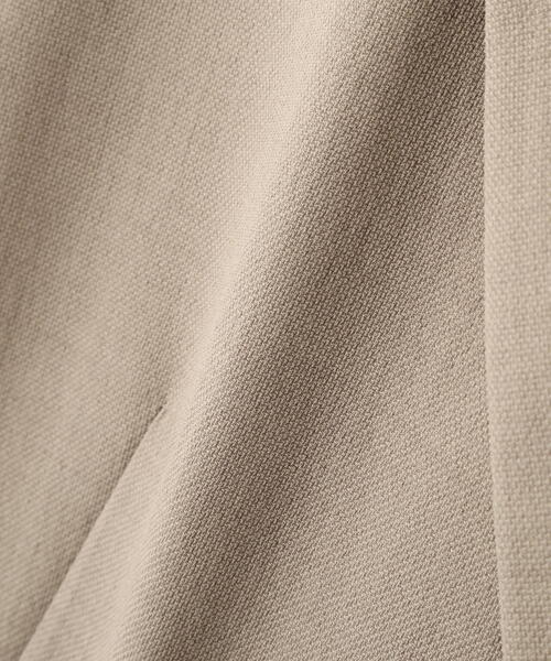 NATURAL BEAUTY BASIC（ナチュラルビューティーベーシック）の「◇リネンライクダブルブレストボクシージャケット（テーラードジャケット・レディース・ネイビー/チャコールグレー/カーキ/ブラウン・MEDIUM/SMALL）」の9枚目の写真