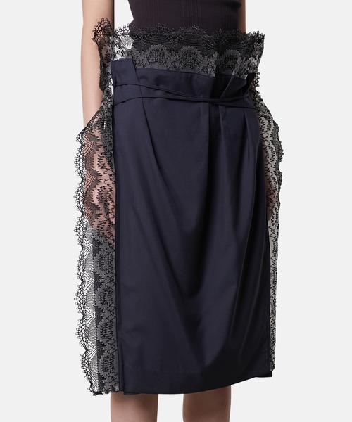 IRENE（アイレネ）の「レーストリムエプロンテイラードショーツ / Lace Trim Apron Tailored Short（その他パンツ・レディース・グレー・38/36/34）」の21枚目の写真