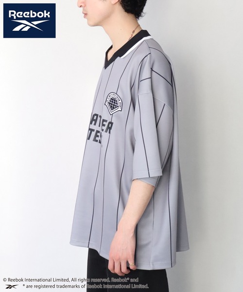 セール】【Reebok/リーボック】オーバーサイズ 半袖 サッカー