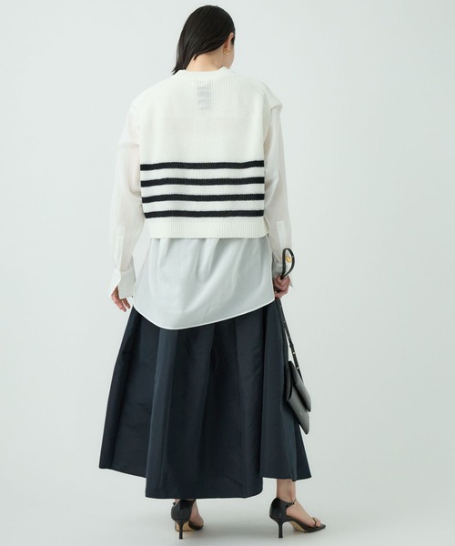 Chaos（カオス）の「Chaos(カオス)/アイリーニットベスト（ベスト・レディース・ネイビー/その他・FREE）」の6枚目の写真