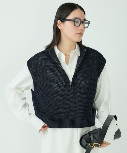 chaos バンガロー　ニットベスト　未使用　完売品　2024SS item_210858_main_55_1729061480.jpg