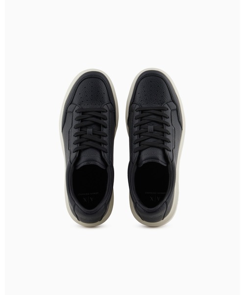 ARMANI EXCHANGE（アルマーニエクスチェンジ）の「【A|X アルマーニ エクスチェンジ】レースアップスニーカー（スニーカー・メンズ・ホワイト/ブラック・9/9.5/6.5/8/7.5/7/8.5/6/10/10.5）」の10枚目の写真